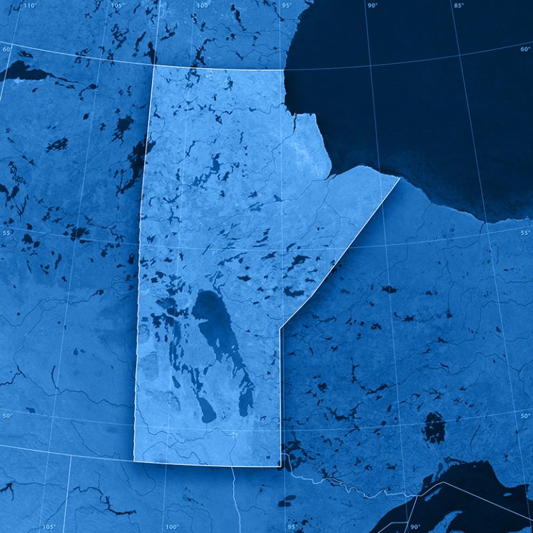 Manitoba Topographic Map - CommStream